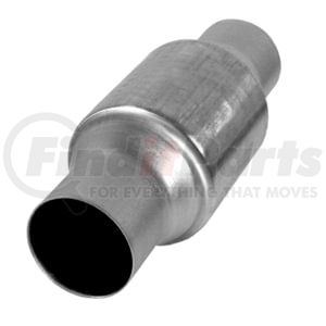 608385 by ANSA - Federal / EPA Catalytic Converter - Universal OBDII Spun - 2.25" ID Neck / 2.25" ID Neck; Round; 5.9L / 6000; O2 Port: None