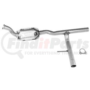 Ansa 9258 Catalytic Converter Exhaust Pipe Flange Gasket - Stainless Steel, 2 Bolt Loose Flange with Spherical Flare