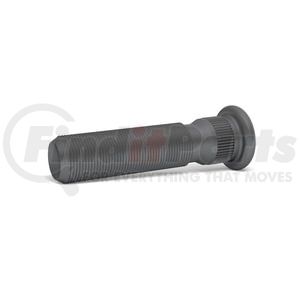 10001331 by CONMET - Wheel Hub Stud - Right, M22 x 1.5 mm. x 5.15 in., Style 'L', Round Head, Serrated Shank