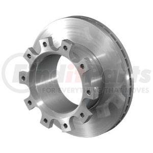 10020682 by CONMET - Disc Brake Rotor Kit - 430 mm. Rotor, OD-Piloted U-Shape, Front and Drive Axle, for Heavy Duty, Freightliner