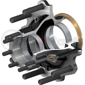 10082915 by CONMET - Drum Brake and Hub Assembly - Conventional, 190 Drive, Iron Hub, 3.06 in. Stud, Steel Wheels