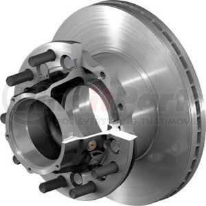 10083515 by CONMET - Iron Conventional Hub/Rotor TP Trailer