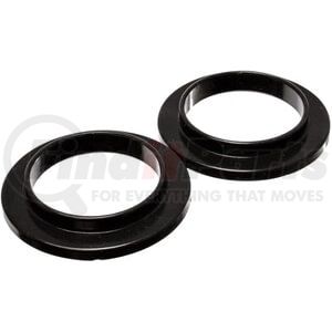 96101G by ENERGY SUSPENSION - Coil Spring Isolator Set; Black; ID 3.75 in.; OD 5 7/16 in.; H-7/8 in.; Performance Polyurethane;
