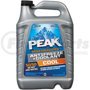 PRAL53 by OLD WORLD INDUSTRIES - Peak Cool 50/50 Prediluted Antifreeze + Coolant, Orange, 1 Gallon