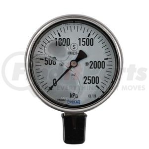 14004990 by WIKA INSTRUMENT CORP - PRESSURE GAUGE 233.30.100 2500kPa