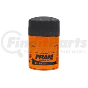 PH2870A by FRAM - Engine Oil Filter - Spin-On, 4.92" Height, 2.98" OD, 22 PSI Bypass