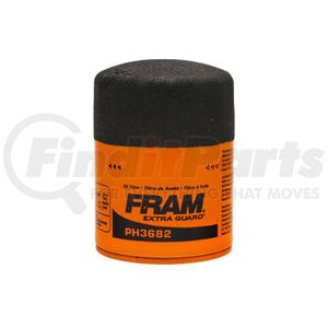 FRAM PH3682 Engine Oil Filter Engine Oil Filter - 102mm H, 82mm OD, 3/4"-16UNF Thread, Check Valve