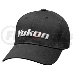 YCWHAT-11 by YUKON - Yukon Baseball Cap; Black with White Embroidered Logo