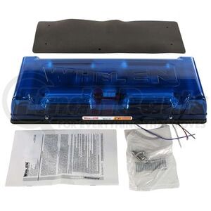 Whelen Engineering R2LPPB4 Responder® LP Series Light Bar - 6 LIN6™ Super-LED® Modules, Permanent Mount, Blue, 24 VDC,