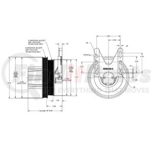 010019624X by KIT MASTERS - Kysor-Style Hub - Remanufactured