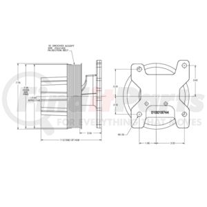 010019742X by KIT MASTERS - Kysor-Style Hub - Remanufactured