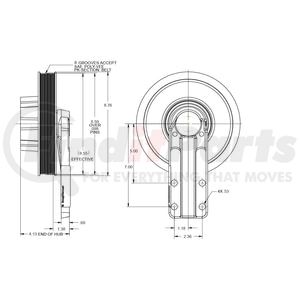 010019001X by KIT MASTERS - Kysor-Style Hub - Remanufactured