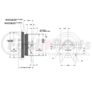 010020085X by KIT MASTERS - Kysor-Style Hub - Remanufactured