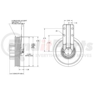 010019787X by KIT MASTERS - Kysor-Style Hub - Remanufactured