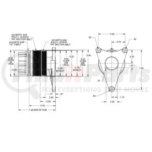 010020400X by KIT MASTERS - Kysor-Style Hub - Remanufactured