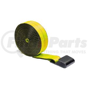 CS01-0052 by WORLD AMERICAN - Winch Strap - 2" x 30', Yellow, with Flat Hook