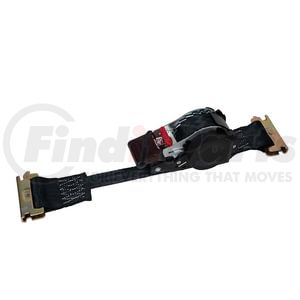 CS07-0003 by WORLD AMERICAN - Ratchet Tie Down Strap - 1" x 12', Retractable, 500 lbs. WLL, with E-Track Ends