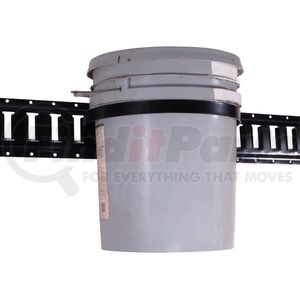 CS07-0023 by WORLD AMERICAN - Bucket Organizer - Black, for 5-Gallon, for E-Track