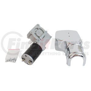 CS17-4010 by WORLD AMERICAN - Dump Tarp Motor - 600W, 50:1, With Chrome Cover