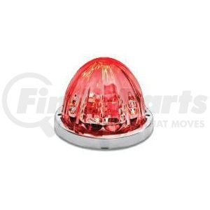 TLED-WTCR by TRUX - Stop / Turn / Tail Light - Clear Lens, Red LED, Star-Burst Watermelon, 19 Diodes