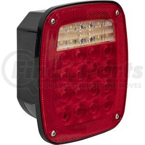 5626738 by BUYERS PRODUCTS - Brake / Tail / Turn Signal Light - 12VDC, 1.09 W, Left Side, Red, 5.75 in. Box Style