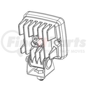 63L01 by GROTE - Trilliant Cube LED Work Lights, 1200 Lumens, Long Range, Deutsch, 9-32V