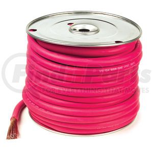 82-6735 by GROTE - Welding Cable, Red, 4 Ga, 100' Spool