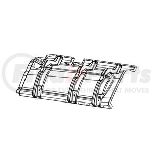 3784414C3 by INTERNATIONAL - Sleeper Mic Panel Assembly - Rear 73 Inch With Sensor, Navistar Compatible