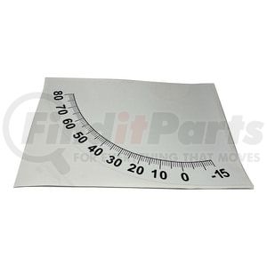 4000186.001 by MANITEX - Crane Boom Angle Indicator Decal - Passenger Side (RH)