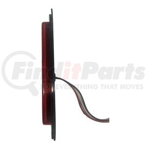 60565R by TRUCK-LITE - Brake / Tail / Turn Signal Light - 60 Series LED 2"x6" Oval 6 Diode Red Polycarbonate Lens
