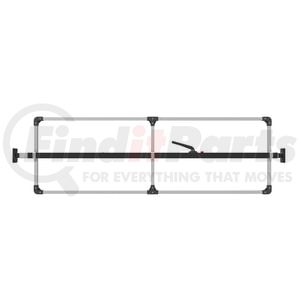 080-01215 by SAVE-A-LOAD - SL-30 Series Bar, Fixed Feet, Attached 3 Crossmember Hoop-Black powder coat