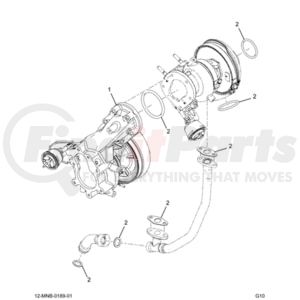 5011058R92 by INTERNATIONAL - TRBOCHGR,KIT, REMAN TURBO LOW