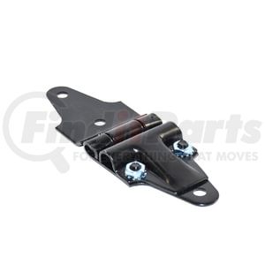 025E10004 by FLEET ENGINEERS - End Hinge for 2 Rollers, Black E-Coat Steel, (Hinge only)