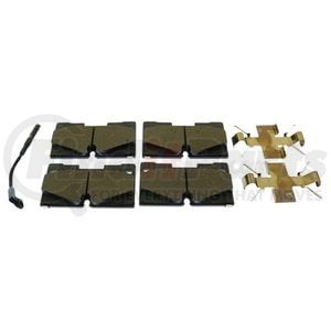 85663434 by ACDELCO - Disc Brake Pad Kit - Front, Steel Backing Plate, with Hardware and Shims