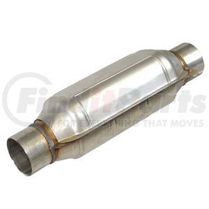 92776 by EASTERN CONVERTORS - Catalytic Converter - Center, Stainless Steel, 16" OAL, 2.5" ID, 2.5" OD, Universal