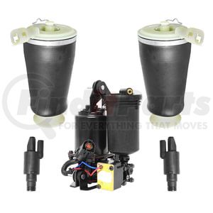 2KC-15-543000-2 by UNITY AUTOMOTIVE - Rear Suspension Air Spring Shock Kit; Includes Air Suspension Compressor