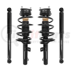4-13061-259220-001 by UNITY AUTOMOTIVE - Front and Rear Suspension Strut and Coil Spring Assembly Shock Absorber Kit