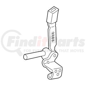 1L2Z7861203AAA by FORD - Seat Belt Assembly - Seat Belt Receptacle
