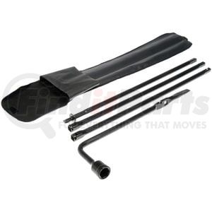 926-000CD by DORMAN - Spare Tire and Jack Tool Kit - Black, Steel, 7/8" Wrench