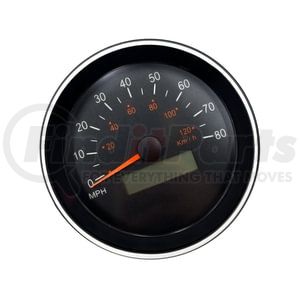 GSB10005ATK by KENWORTH - Speedometer Gauge - Electric, 128mm, 0-80, 900 SE
