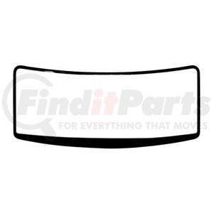 DW2039-5 by KENWORTH - Windshield Glass - One-Piece, for 2013-2022 Kenworth T680/T880