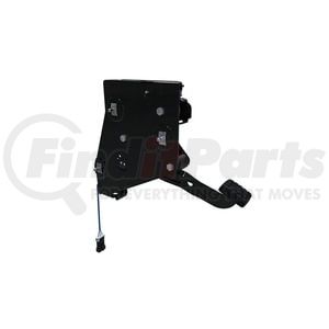 A12-24972-000 by FREIGHTLINER - Parking Brake Pedal - Powder Coated Finish, Cab Mounting Location