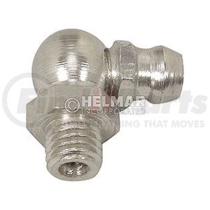100779 by HELMAR FORKLIFT PARTS - Aftermarket Replacement Grease Fitting for Crown Forklifts, 90-deg Angle