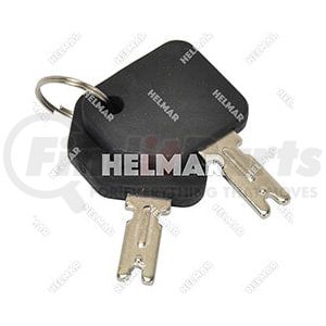 1337197 by HELMAR FORKLIFT PARTS - Aftermarket Replacement Ignition Key Set/2 Keys for Hyster