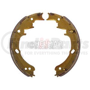 1565313 by HELMAR FORKLIFT PARTS - Aftermarket Replacement Drum Brake Shoe Set, Left Side (LH) for Hyster Applications
