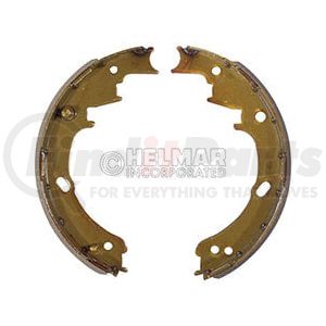 1565314 by HELMAR FORKLIFT PARTS - Aftermarket Replacement Drum Brake Shoe Set, Right Side (RH) for Hyster Applications