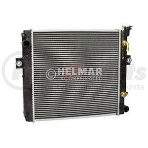Helmar Forklift Parts 16420-U128071 Radiator Aftermarket Replacement Radiator with Brackets for Toyota Forklifts