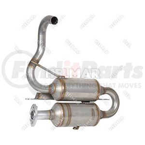 Helmar Forklift Parts 17560-U226271 Exhaust Muffler Heavy Duty Stamped Carbon Steel Forklift Exhaust Muffler for Toyota