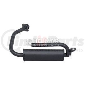 Helmar Forklift Parts 20100-00H00 Exhaust Muffler Exhaust Muffler - 14in Length x 6in Width, For Nissan Forklift