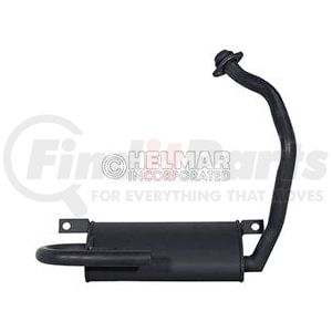 20100-14H60 by HELMAR FORKLIFT PARTS - Exhaust Muffler - For Nissan Forklift